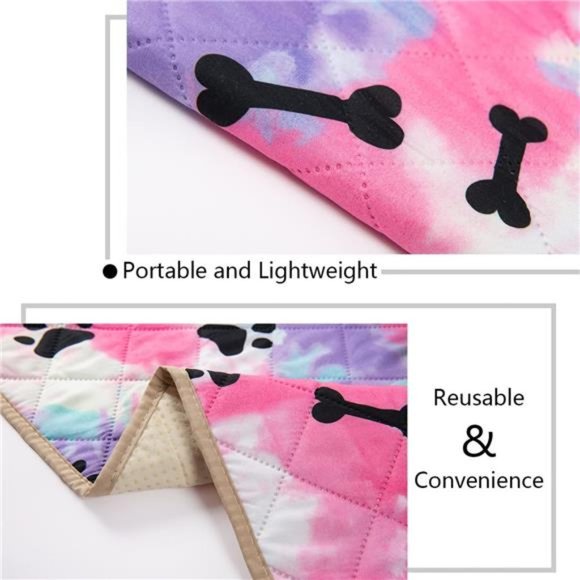 Washable Dog Pads, Non Slip Puppy Pee Pads for Small Dogs, 1 Piece, 18"x24" Red - Picture 4 of 7